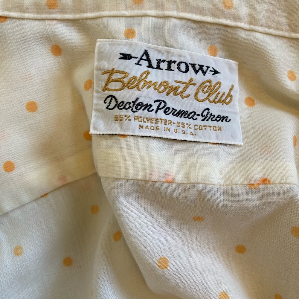 Vintage polka dot button down blouse - Picture 2 of 6